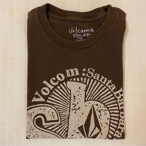 Volcom Santa Barbara State Street Skate slim fit shirt sz L SB - Picture 12 of 13